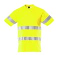 Mascot Veiligheids T-shirt V Hals Premium hi-vis geel